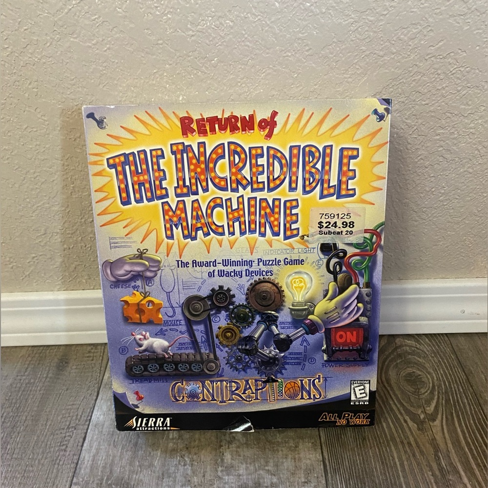 Return of the Incredible Machine: Contraptions Game Windows/Mac/PC NEW - SEALED